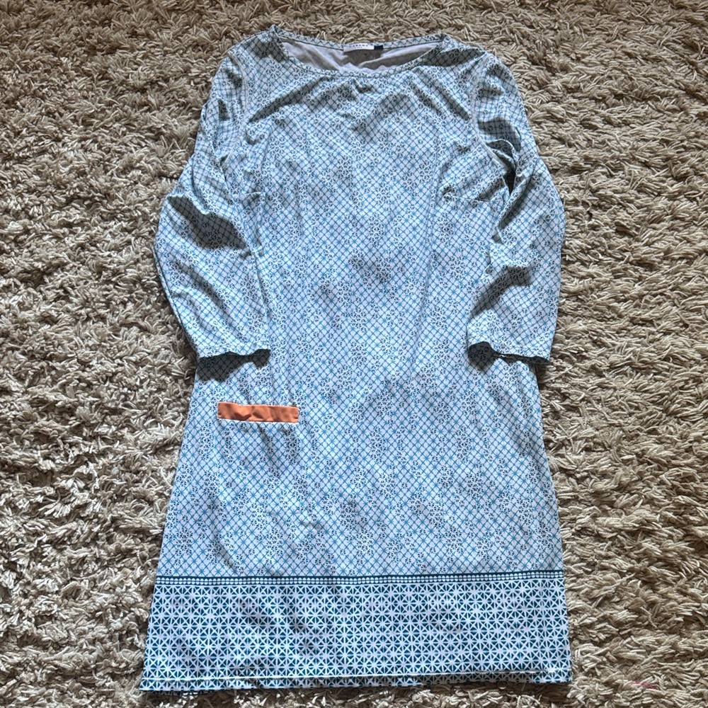 Cabana Life  Blue Patterned Dress